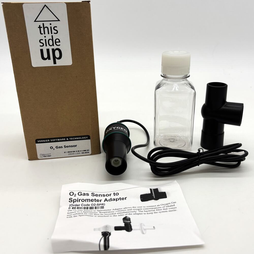 Vernier O2 Gas Sensor 02-BTA Biology Lab School College Chemical Learning NIB